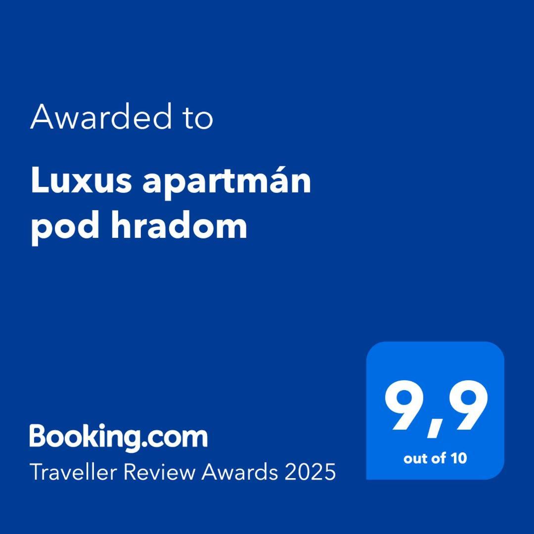 Luxus Apartman Pod Hradom 케즈마라크 외부 사진